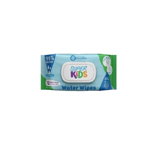 سوبر كيدز مناديل مائيه مبلله للاطفال 72 قطعه 3*1